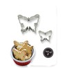 PME SC612 Butterfly Metal Cookie & Sugar Craft Cutter, Silver