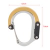 Carabiner Clip Outdoor Tactic Clasp Multifunctional Aluminium Alloy M Size