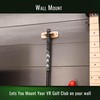 DeadEyeVR VR Golf Club Wall Mount - Wall Holder for