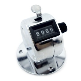 HAND Four Digits Metal Tally Counter, Clicker, Table Top FREE!!!