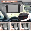 Car Sun Visor Organizer Auto Interior Pocket for Sunglass Cards
