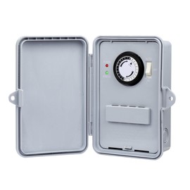 BN-LINK Pool Pump Timer Outdoor Mechanical Timer Box, Heavy Duty 24 Hour Programmable, 2HP 40A Max, 120, 240, 277 VAC, for Pool Pump, Water Heater, Fans, SPA