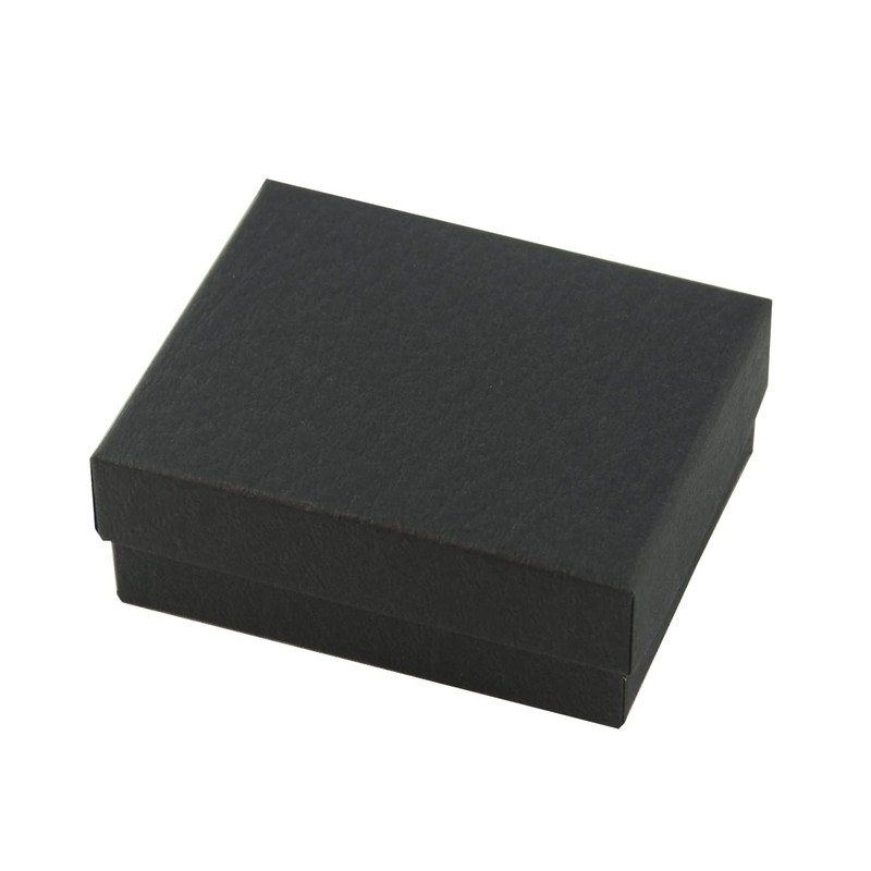 Cufflink Black Vibrant Holder Display Box Gift Adornment Jewellery Presentation
