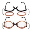 U Scinan Universal Presbyopic Glasses Folding Magnifying Reading Eyeglasses Flip-up