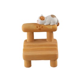 Cute Chair Shape Cell Phone Stand Wooden Smartphone Stand Desk Phone Holder for All Mobile Phones Cat Phone Stand Desk Ornament Home Decoration