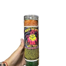 New years Candle - Color: Santa Muerte / Holy Death New Year Fixed Candle