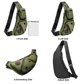NICGID Sling Bag Chest Shoulder Backpack Crossbody Bags Casual Daypack for Men Women