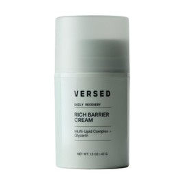 Versed Daily Recovery Rich Barrier Cream - Moisturizer Face Cream for Dry, Sensitive and Easily Irritated Skin - Facial Moisturizer with Glycerin and Multi-Lipid Complex, 1.5oz
