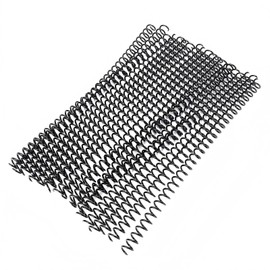 VIFERR Spiral Binding Combs, Pack of 20, 30 Hole Plastic Binding Combs Comb Binding Ring Spiral Binding Spines for Loose Leaf A4 Paper (11 mm Black)