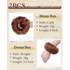 2PCS Messy Bun Hair Pieces Synthetic Hair Bun Extensions For