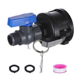 275 330 Gallon IBC Tote Adapter, Fittings, Tank Drain Adapter for Garden Hose, IBC Tote to Garden Hose Adapter, 2" Cam Lock with Garden Hose Faucet