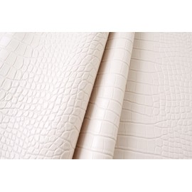 Wento Alligator Skin PU Leather Upholstery - Crocodile Fabric by 5 Yards