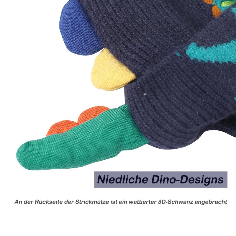 Landofgenie Knitted Beanie for Men & Women, Warm Winter Hat,
