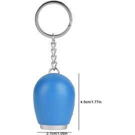 Glomora Portable Projection Clock, Mini Keyring Digital Clock for Ceiling and Wall, Ideal for Bedroom, Travel and Camping (Blue)