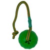 Starmark Everlasting Fun Ball on a Rope Dog Toy,Greens,Medium/Large