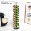 40 Capsule Coffee Pod Holder 360 Degree Rotating Carousel Storage