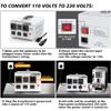 LVYUAN Heavy Duty 3000W Watt Voltage Transformer Converter Step Up/Down