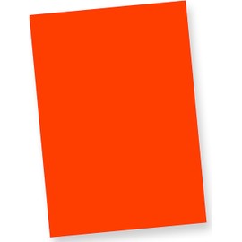 Neon Paper Extremely Bright Neon Red 100 Sheets DIN A4 80 g/m² Letter Paper Party Decoration Craft Paper