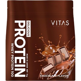 VITAS (バイタス) ホエイ プロテイン 100 チョコレート風味 WPCプロテイン 国内製造 1kg