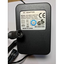 Replacement for 24V 20.4VA Class 2 Transformer AC Adaptor GP-LT240V0850(UK)