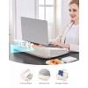 SAIJI Computer Lap Desk with Pillow Cushion, Fits up to