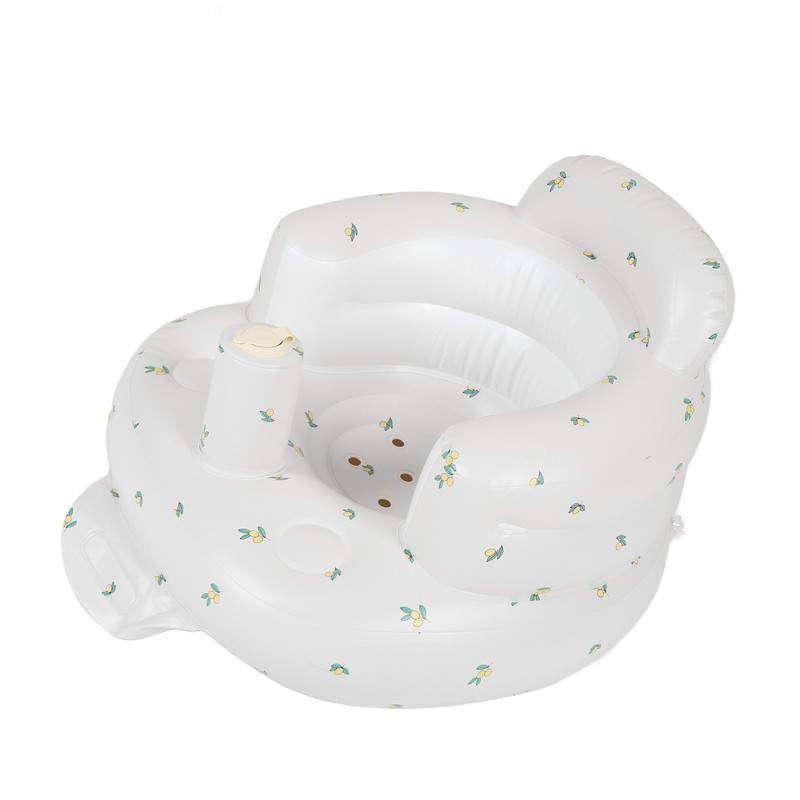 Baby Inflatable Seat Adjustable Protection PVC Cartoon Infant Support Inflatable