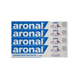 4x aronal toothpaste 75 ml gum protection with zinc PZN: 9431782 elmex research