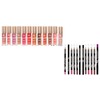 Set 12 Gloss Thirsty Pout Italia Deluxe + 12 Delineador