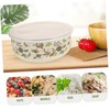 WOONEKY 5pcs Bowls Salad Bowl Lid Mixing Lids Set Large