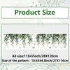 GORGECRAFT 45.6x11.8 Inch Large Hanging Window Clings Vine Window Decals