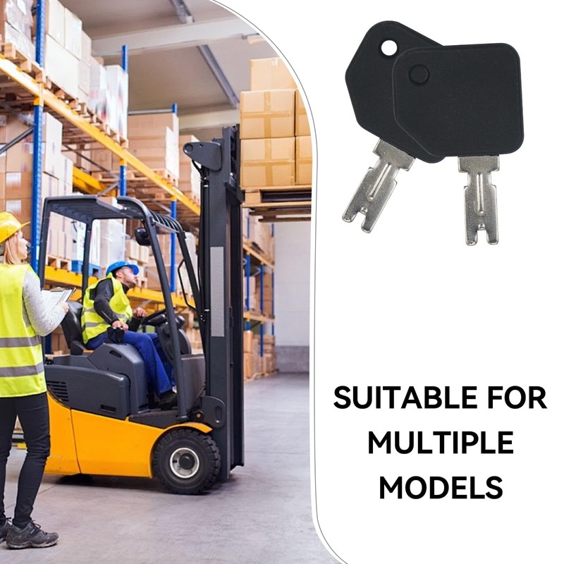 5 Pack Universal Ignition Key - Fits Forklifts with Key
