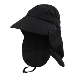 Maruwa Boeki UV Protection Hat, Black, Black