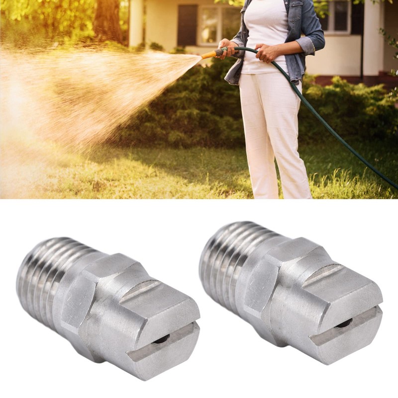 Walfront Boquilla de Acero Inoxidable de 2 Uds. De 1/4