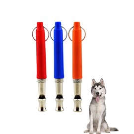 MYGLOAR Dog Whistle 3 Pieces, Dog Whistle Loud and Far-Reaching, Dog Whistle High Frequency Silent, Dog Whistle Recall Dog Whistle, Stop Barking and Train Your Dog