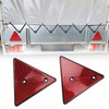 Reflector Triangle Reflector (2 Pieces) Triangle Reflector, Truck, Tractor, Card