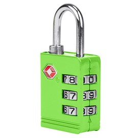 Travelon TSA Luggage Lock, Green