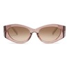 SOJOS Trendy Cat Eye Oval Polarized Sunglasses for Women Cateye