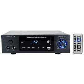 Rockville BLUAMP 150 Home Stereo Bluetooth Amplifier Receiver Optical/Phono/
