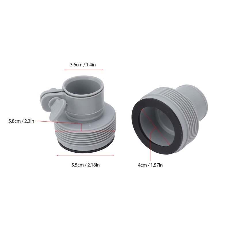 Type B Hose Adapter with Collar Replacement for Intex FIT