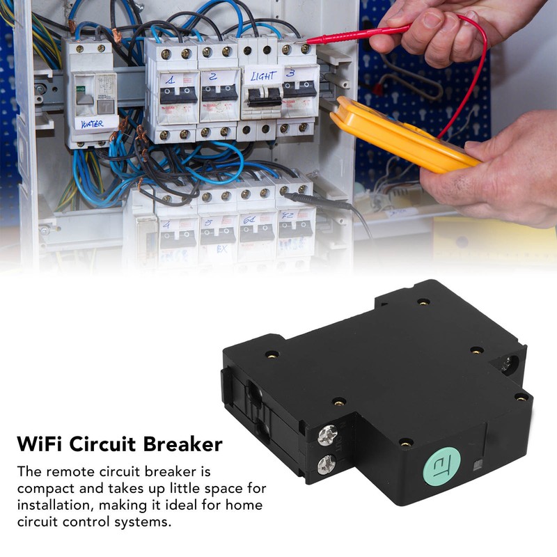 WiFi Smart Circuit Breaker Remote Control Rail Mounted Voice Timer