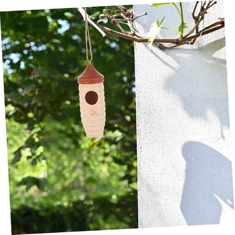 SUPVOX Bird Nesting Cave Hummingbird House Outdoor Garden Decor Bird