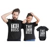 The Boss Partner T-Shirt Father Son Dad Child Baby Romper