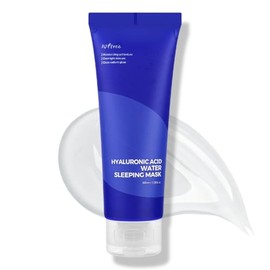 ISNTREE Mascarilla Facial de Noche Water Sleeping Mask - Sleeping Mask Coreana con 5 Tipos de Ácido Hialurónico, Ceramidas, Textura en Gel, 100 ml