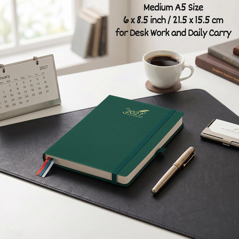 BEZEND 2027 Daily Planner (6" x 8.5") Full Page Per