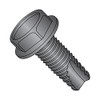 Small Parts 14123WB Steel Thread Cutting Screw, Black Oxide Finish,