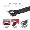 cablecc PCI-E Ultraport Slimline SAS Slim 4.0 SFF-8654 8i 74pin
