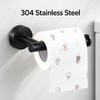 Matte Black Bathroom Hardware– Toilet Paper Holder