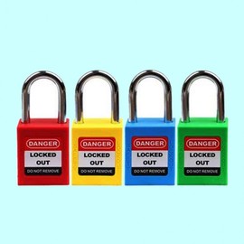 Secure Steel Padlock with Individual Key Lock Green