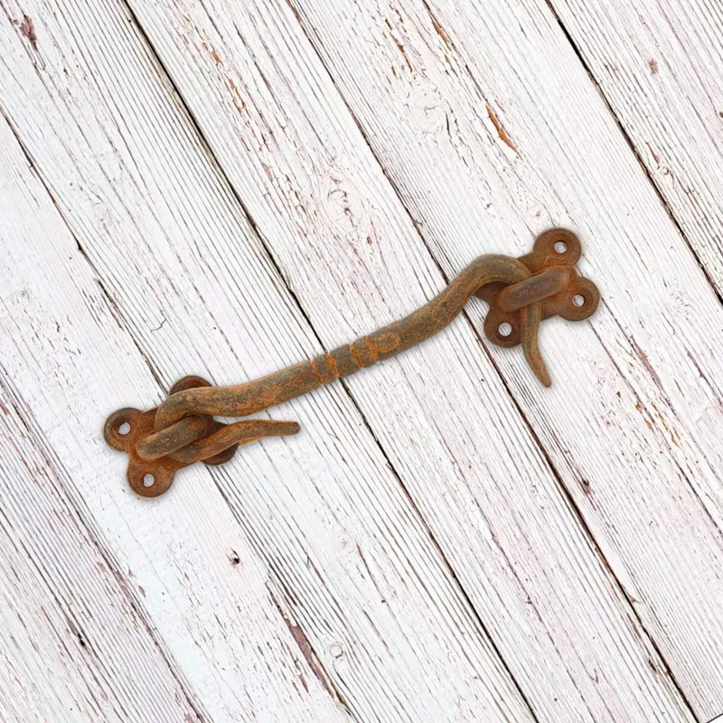 A29 Cabin Hook, 4 Inches Iron Eye Latches Cabin Door