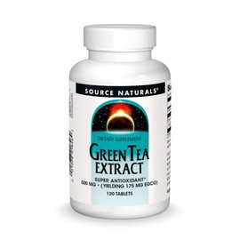 Source Naturals Green Tea Extract 500 mg Super Antioxidant - 120 Tablets